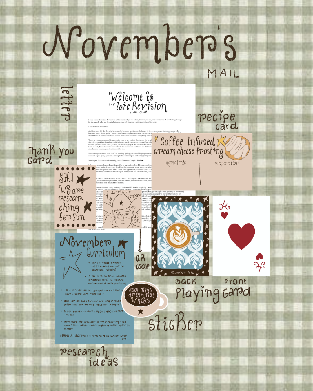 The Late Revision Mail Club (November's Edition)